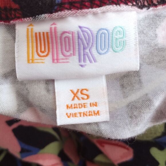 LULAROE PINK FLORAL HI-LO DRESS SZ. XS EUC - Picture 6 of 7